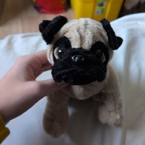 Webkinz Pug Lil Kinz Dog Plush Stuffed Animal Y2K GANZ
